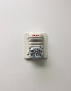 Fire safety stock photo