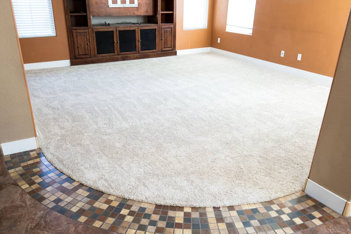 an image of Carpets of Arizona work in an apartment.